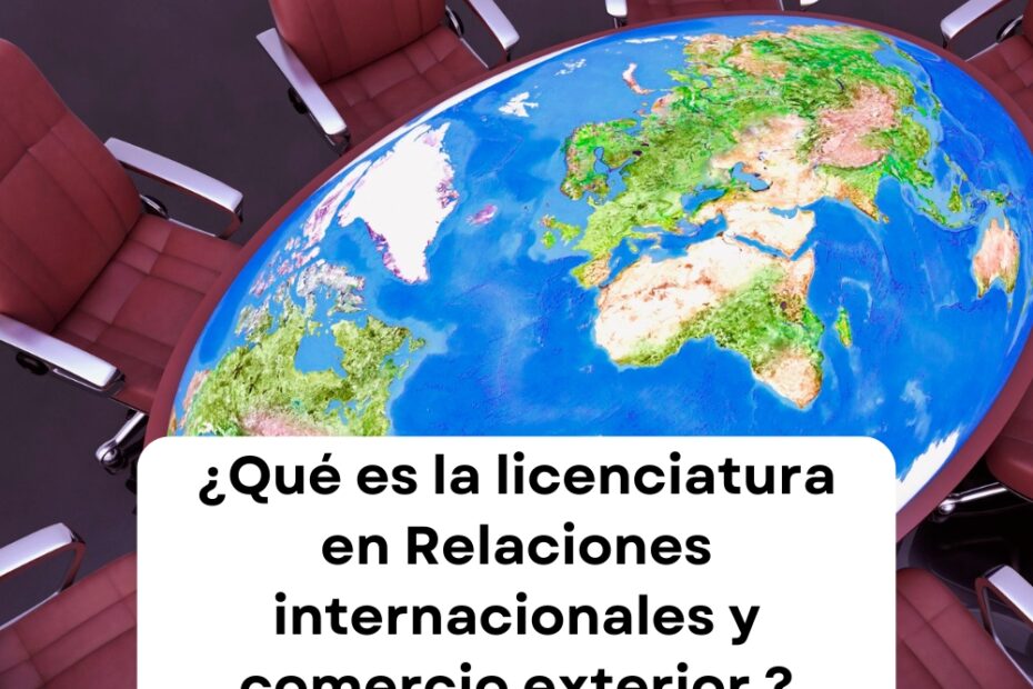 licenciatura en Relaciones internacionales y comercio exterior