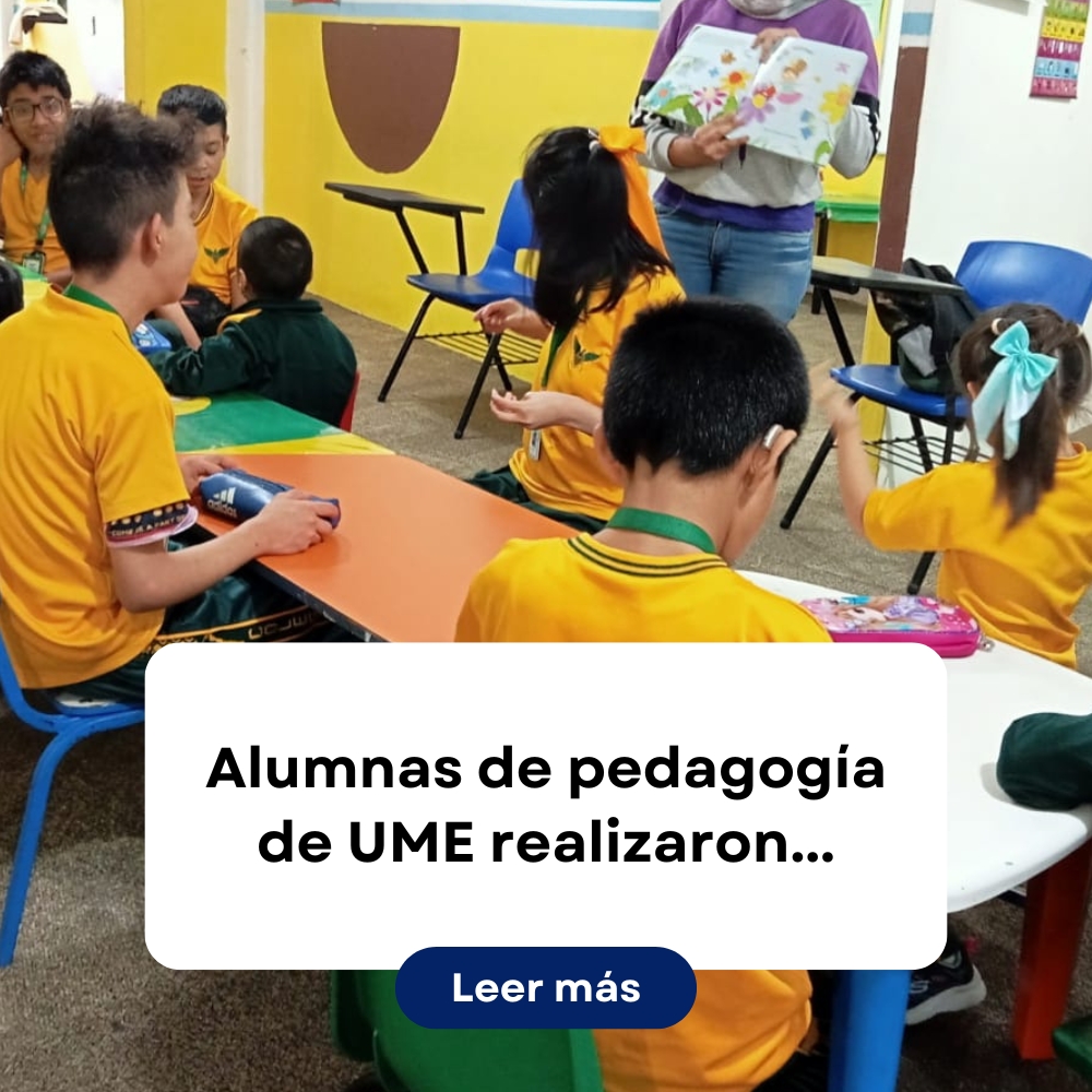 Alumnas de pedagogía de UME Tizayuca realizan sus prácticas profesionales en escuela de capacidades especiales